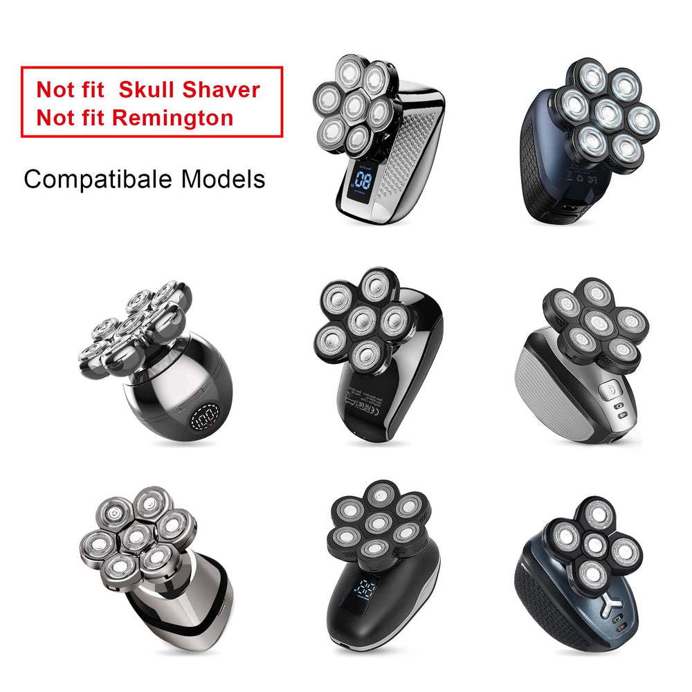 UPTARD universal replacement head fits multiple cordless head shavers.