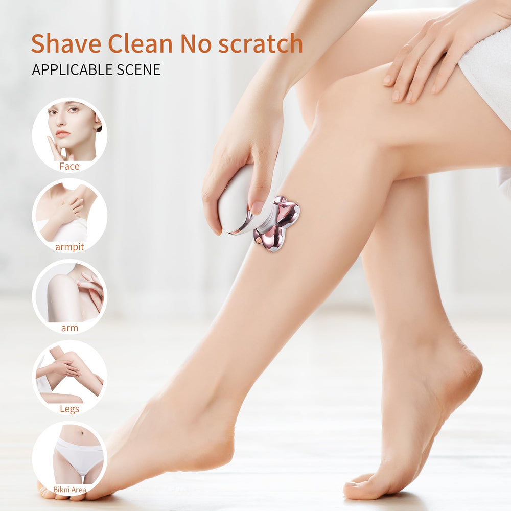 UPTARD bikini area razor with detachable trimmer for precise grooming.