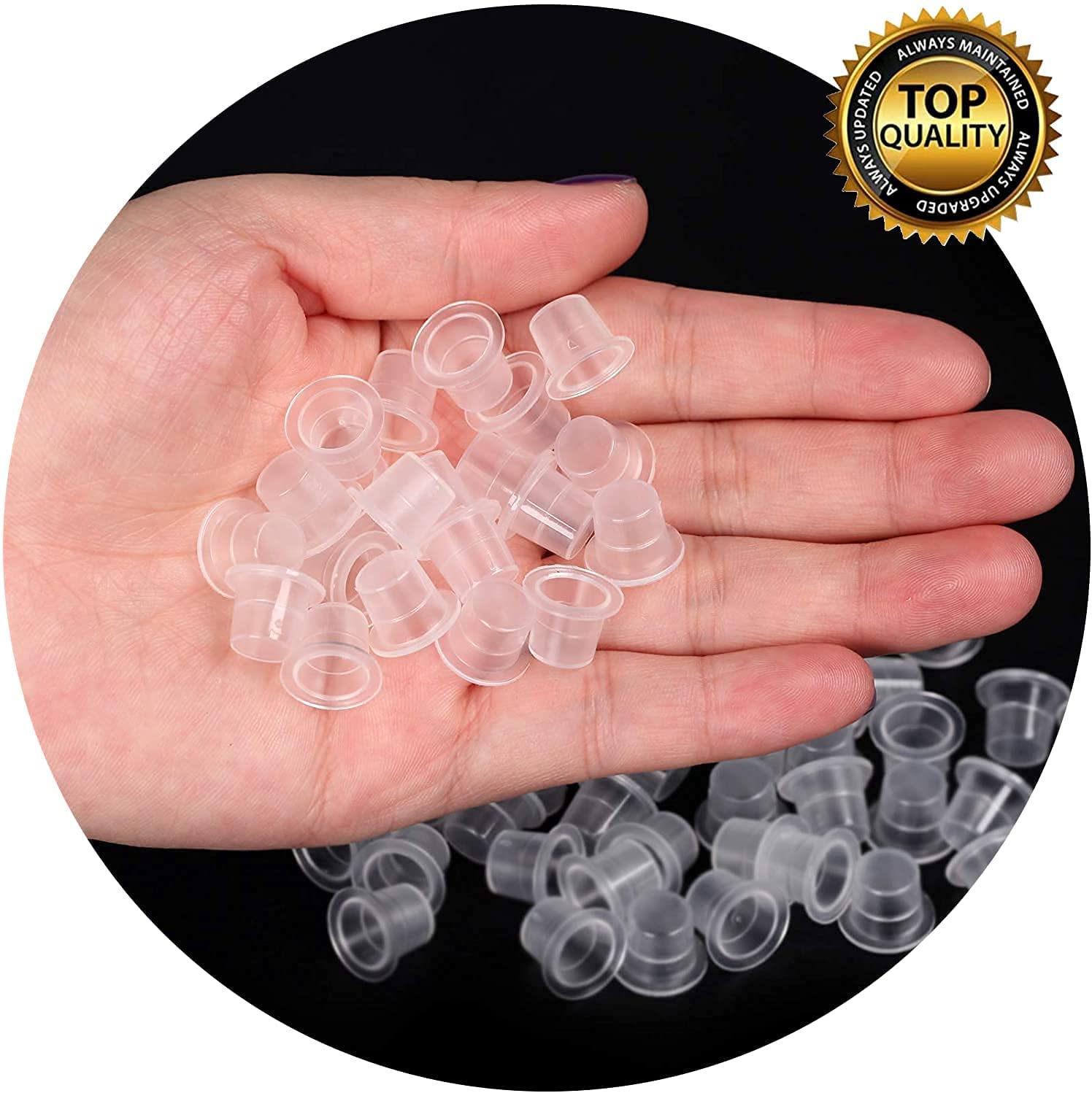 UPTATSUPPLY disposable odor-free cups safe for all tattoo inks
