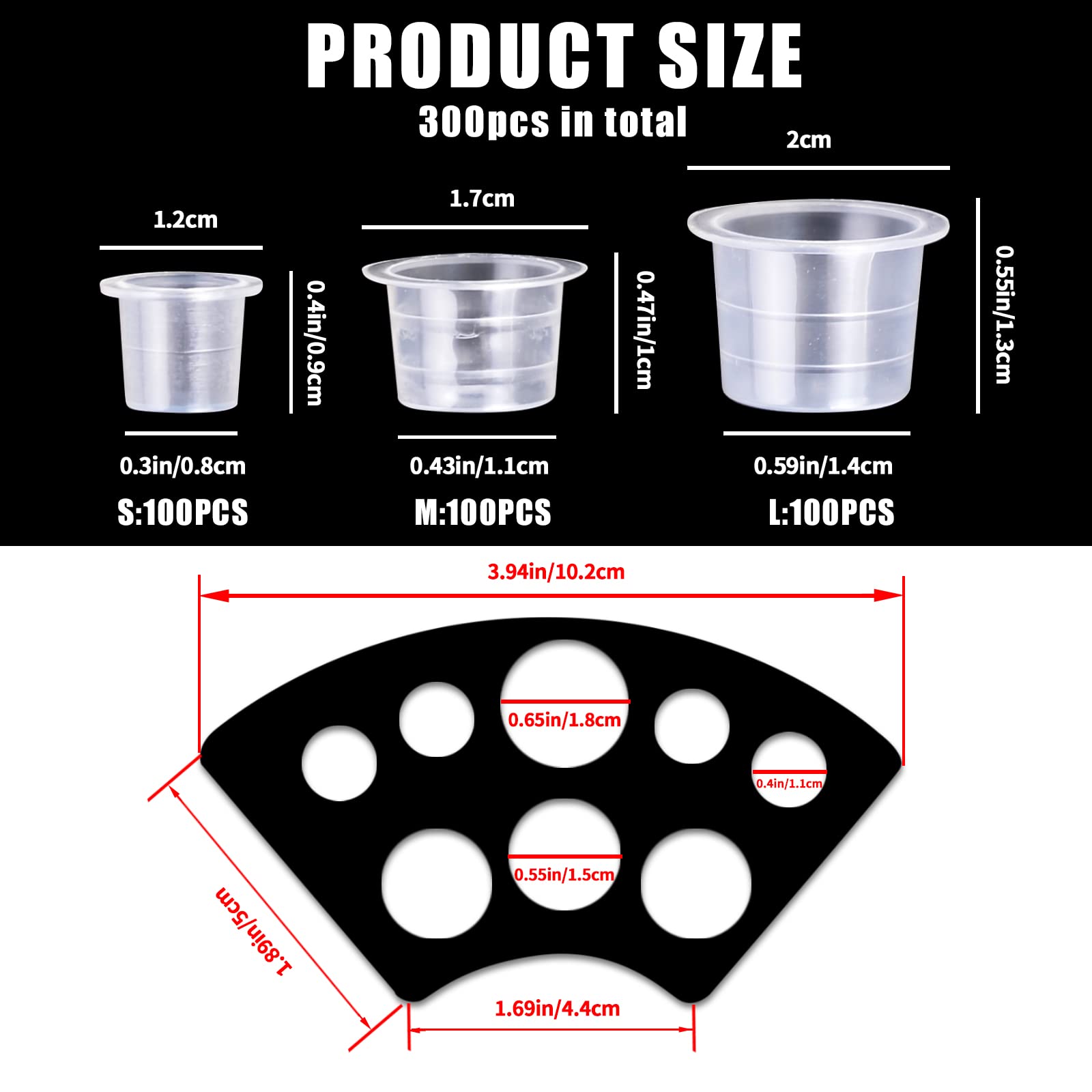 UPTATSUPPLY ink cup holders keep cups steady during sessions