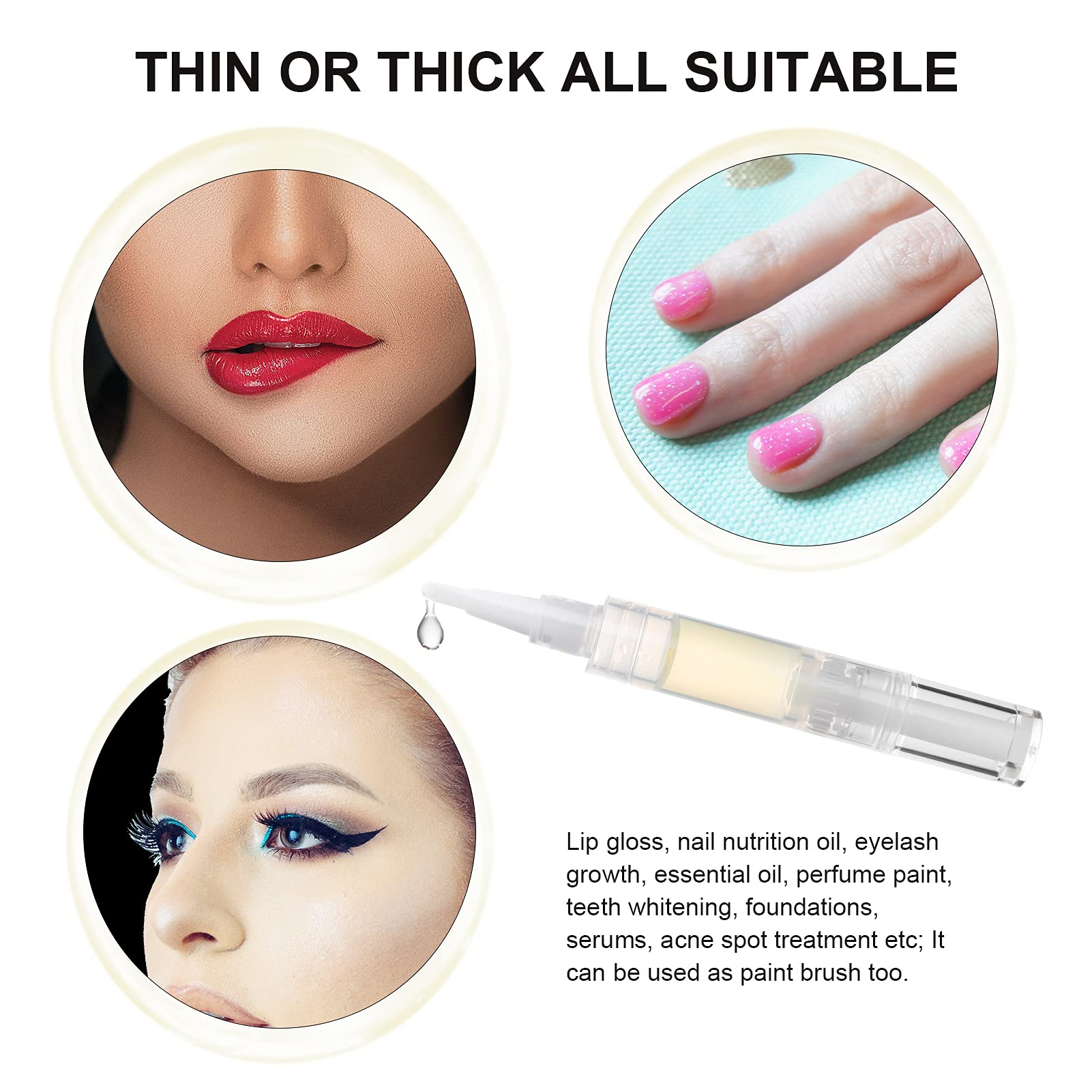 UPZIGS eyelash growth liquid tube designed for targeted lash care.