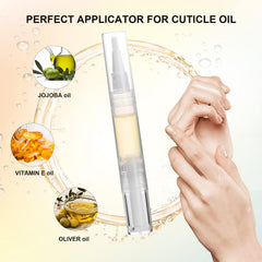 UPZIGS brush-top pen for precise nail oil and light painting applications.