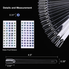UPZIGS nail color wheel display helps preview palettes at a glance