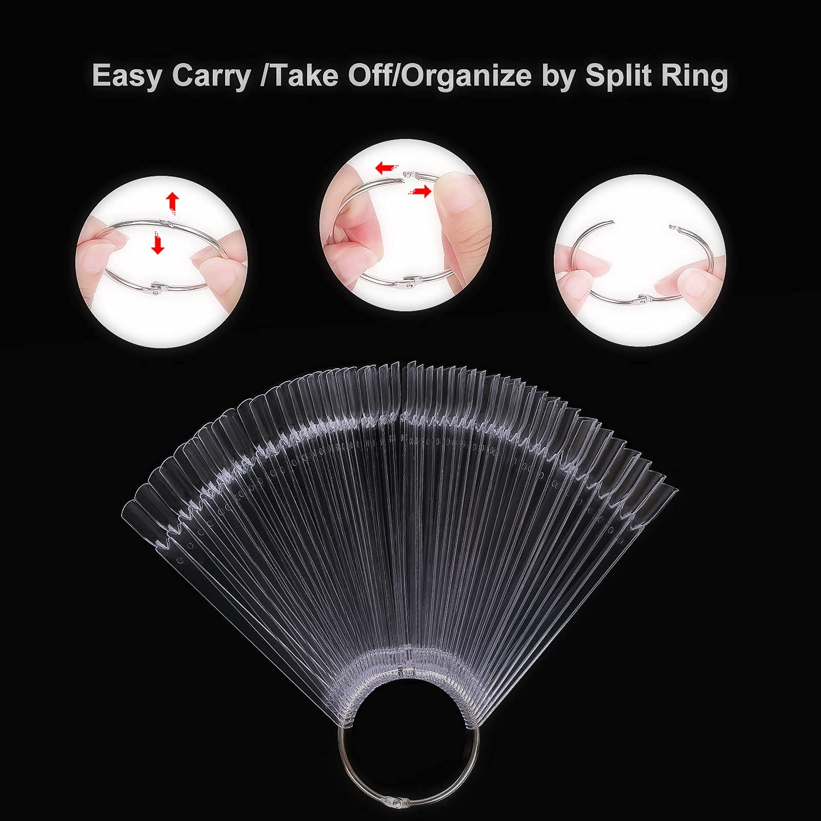 UPZIGS versatile display for salon or home use, organizing colors efficiently