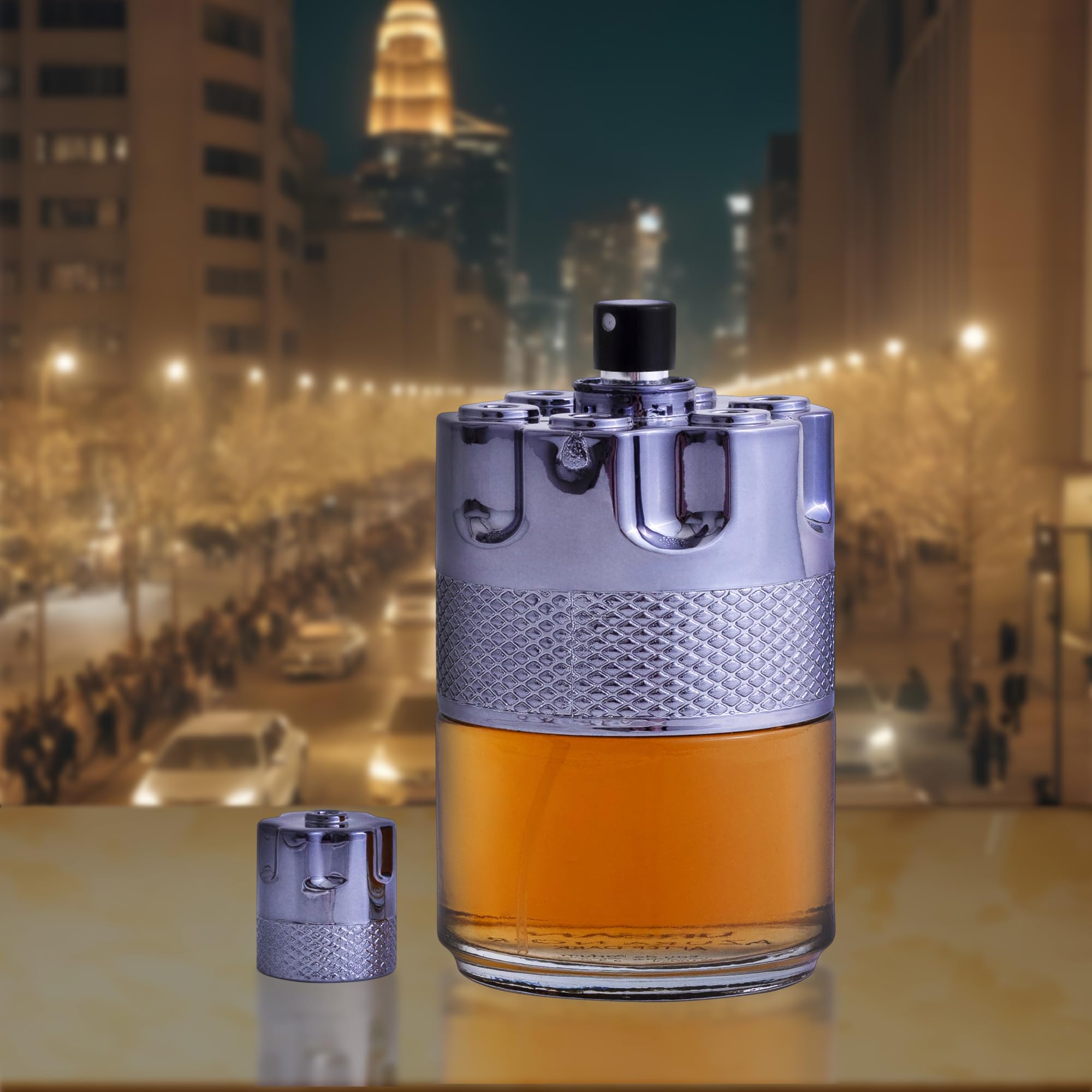 URBAN COLLECTION Azura Noir After Dark 100ml label communicates premium size and longevity.