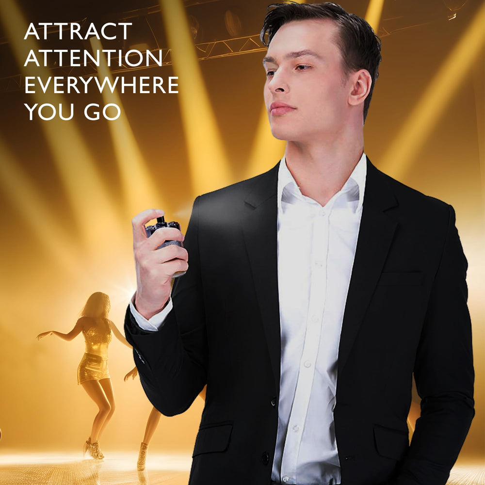 URBAN COLLECTION Azura Noir After Dark spray action captures instant aura for confident mornings.