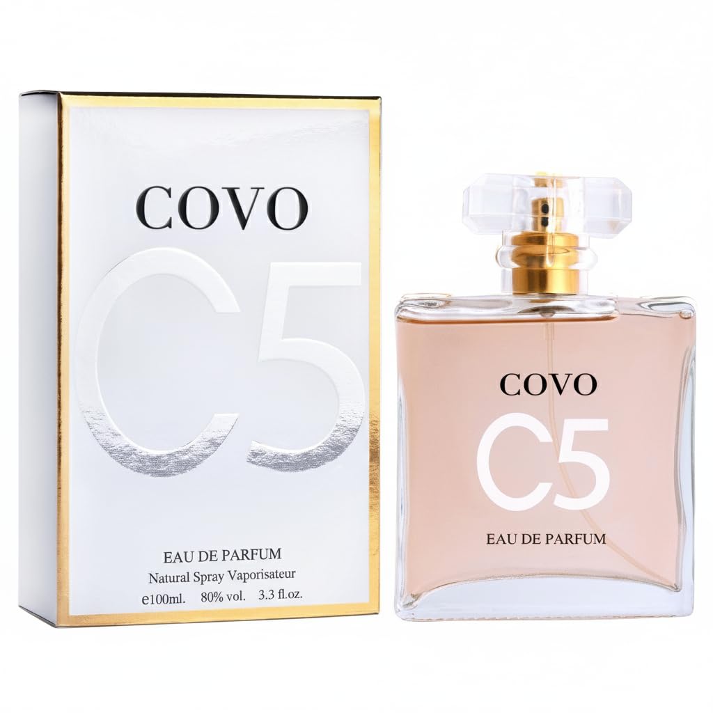 URBAN COLLECTION Covo C5 bottle front view for daily wear fragrance.