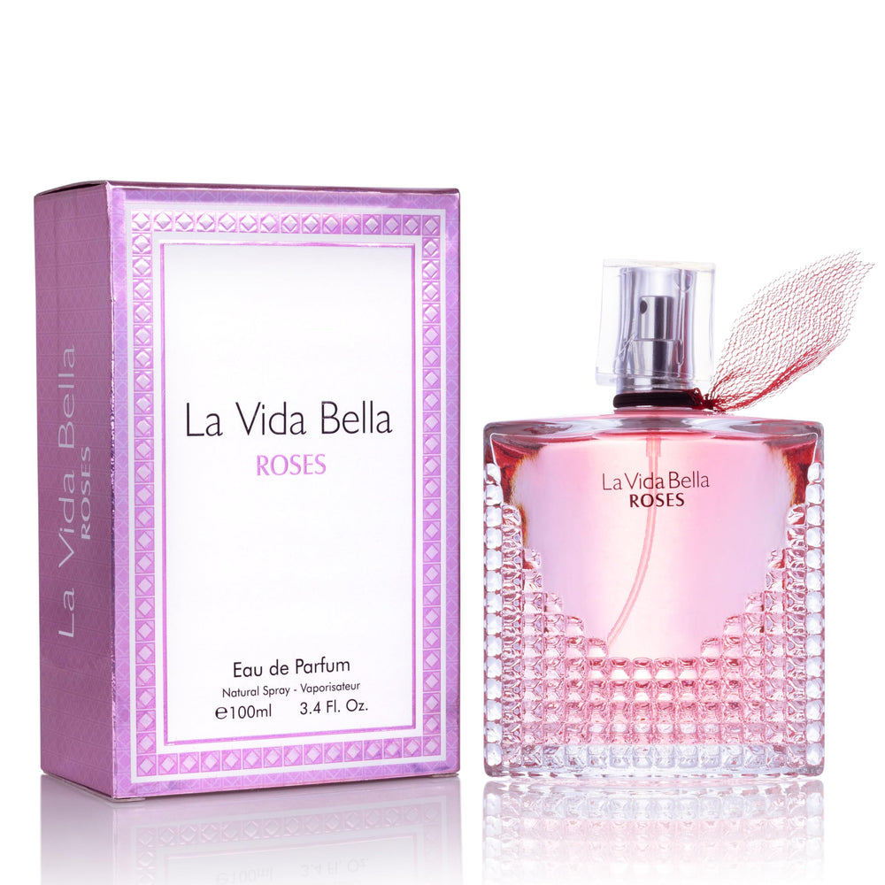 URBAN COLLECTION La Vida Bella Roses bottle shown for daily elegance and lasting warmth.
