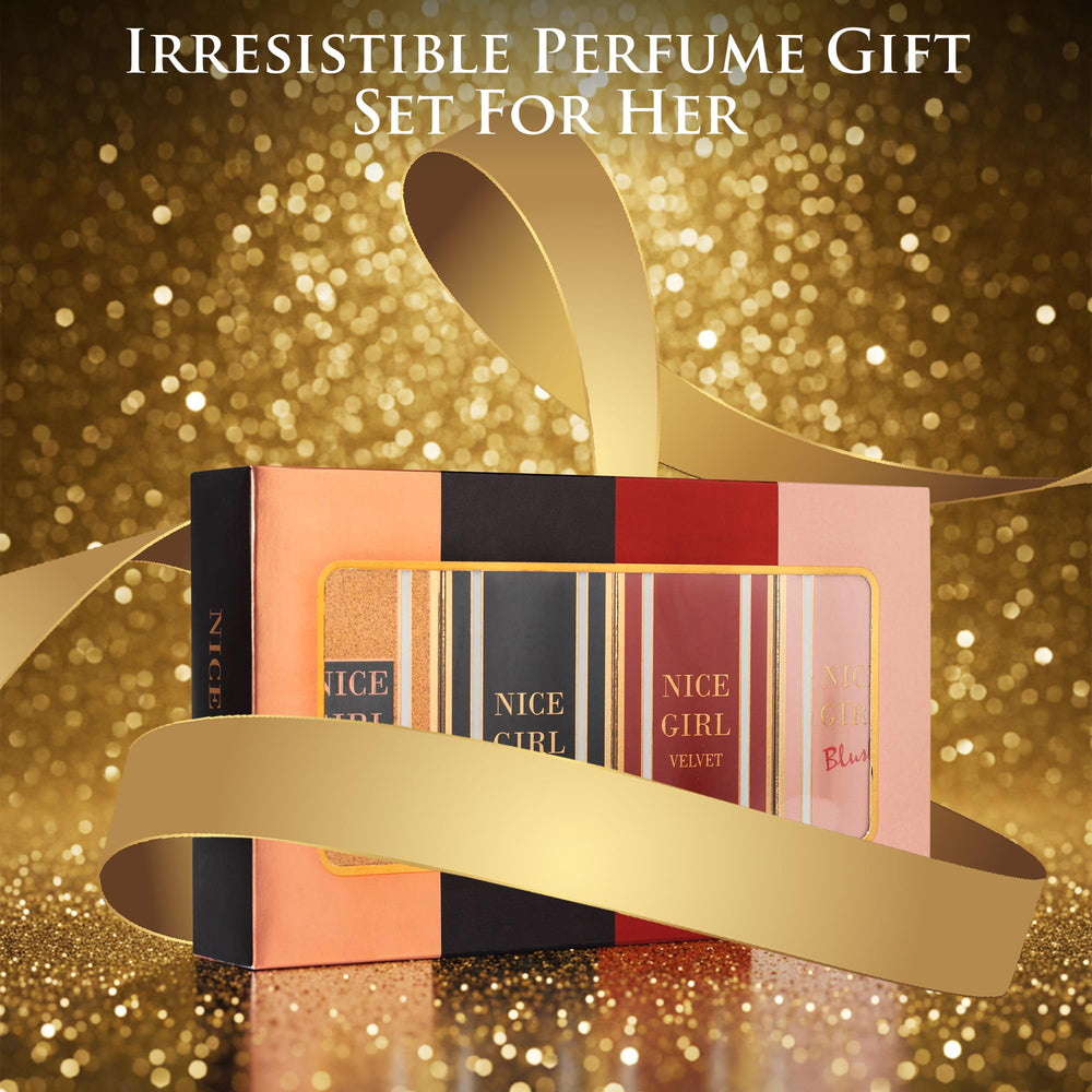 URBAN COLLECTION Nice Girl Glitter packaging—sparkling design for festive outfits.