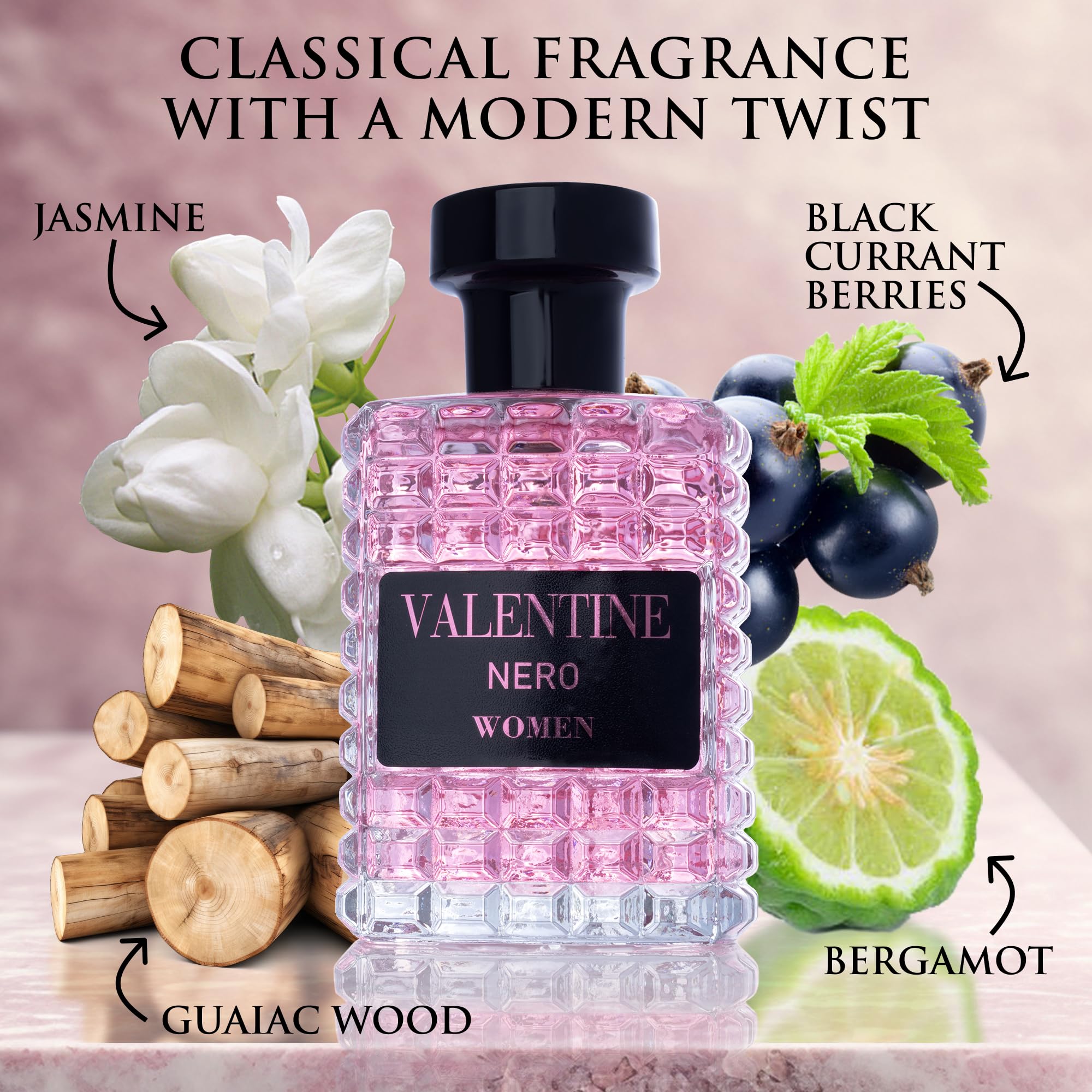 Urban Collection Valentine bottle-closeup-amber-notes reveals warm vanilla hints for memorable nights.