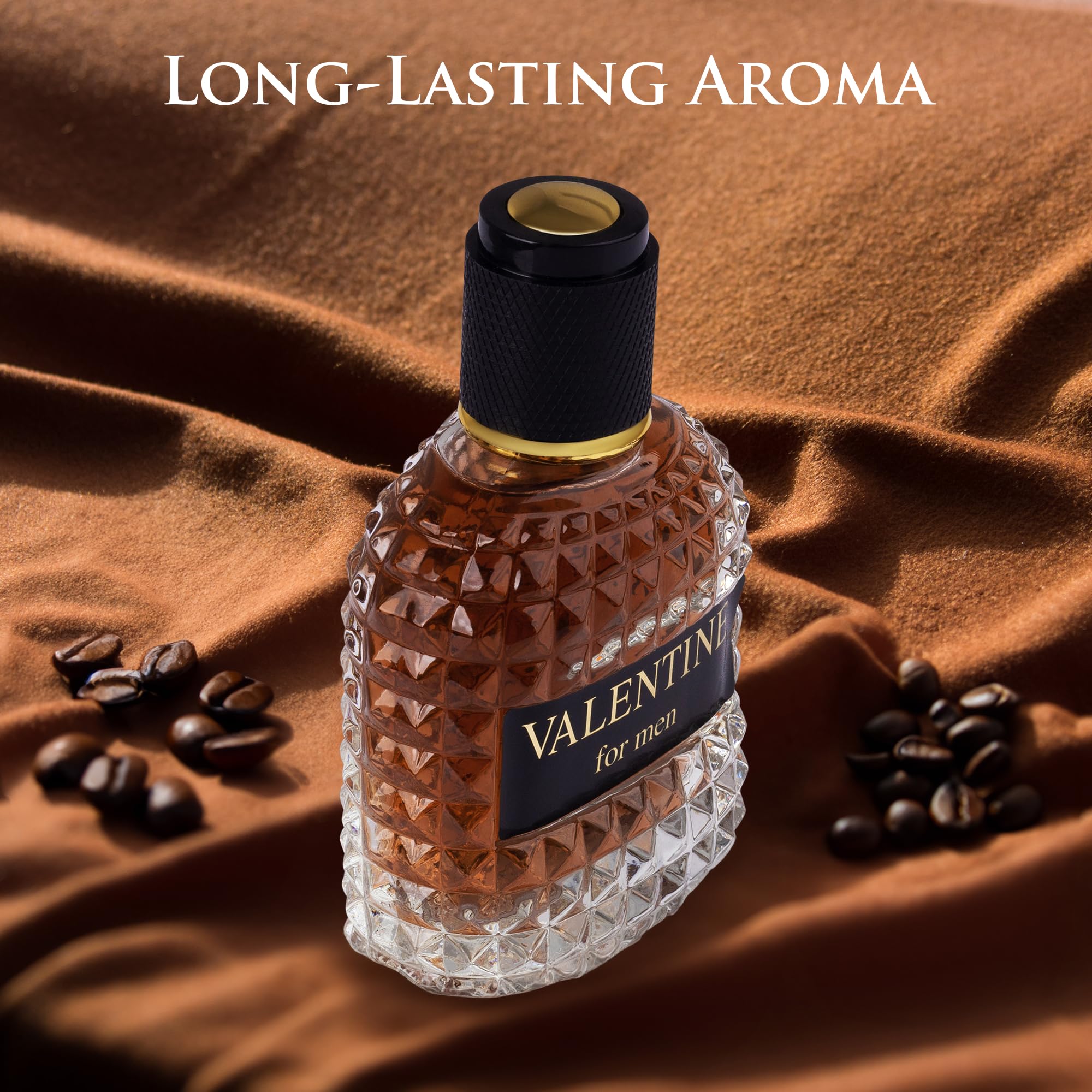 Urban Collection Valentine coffee heart hints add depth for evening allure.