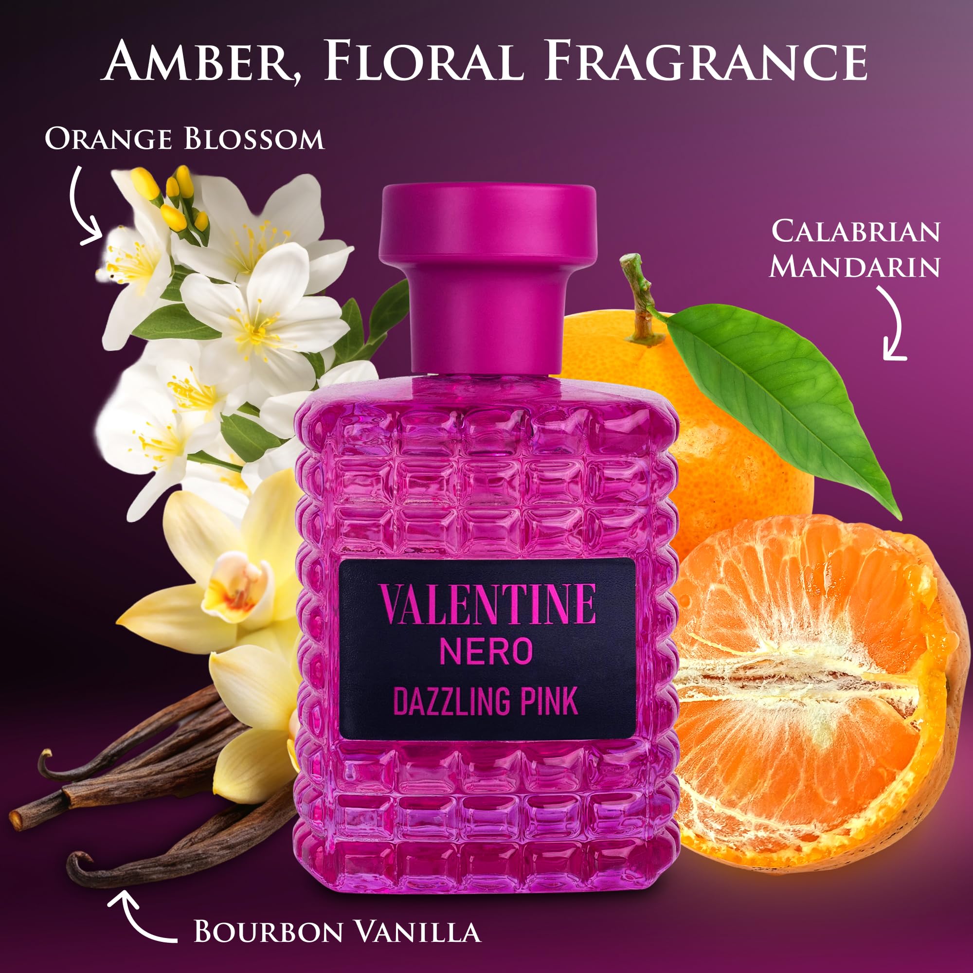 URBAN COLLECTION Valentine Nero Dazzling Pink packaging, premium vegan and cruelty-free presentation