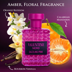 URBAN COLLECTION Valentine Nero Dazzling Pink packaging, premium vegan and cruelty-free presentation