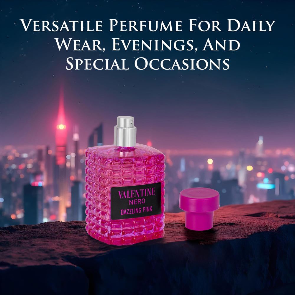 URBAN COLLECTION Valentine Nero Dazzling Pink woody note detail, depth and warmth highlighted