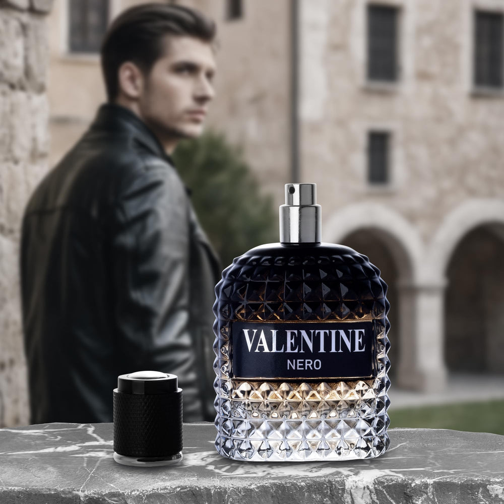 Urban Collection Valentine Nero evening scene evokes a sophisticated scent for occasions.