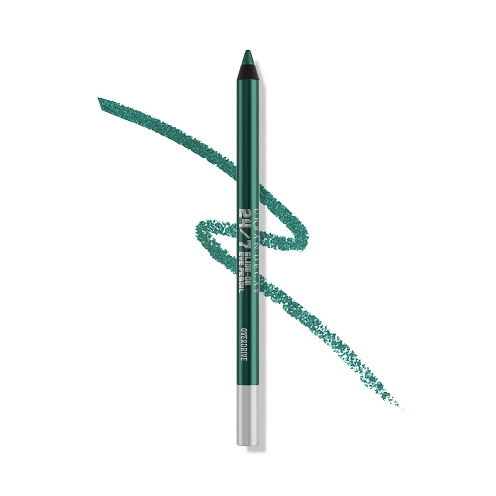 URBAN DECAY 24/7 Glide-On delineador verde metalico oscuro para un look duradero.