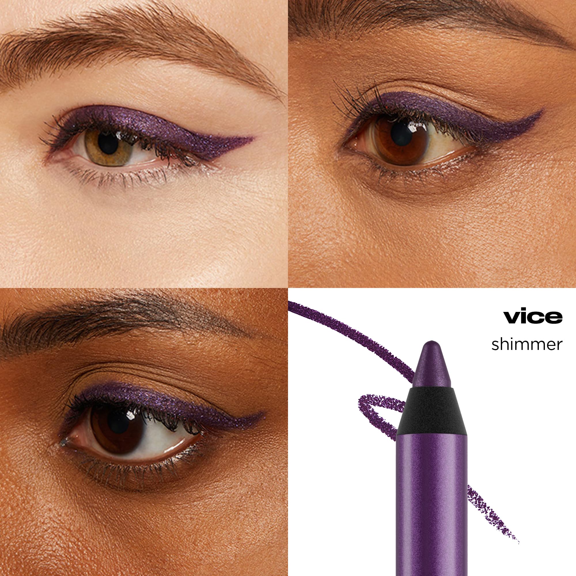 URBAN DECAY 24/7 Glide-On Vice aplicación suave, resultado preciso para trazos definidos.