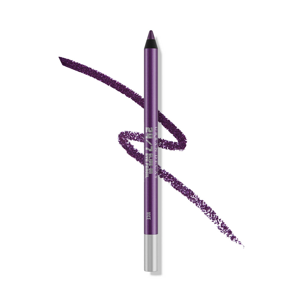 URBAN DECAY 24/7 Glide-On Vice rojo-berenjena brillo, delineado intenso y duradero.