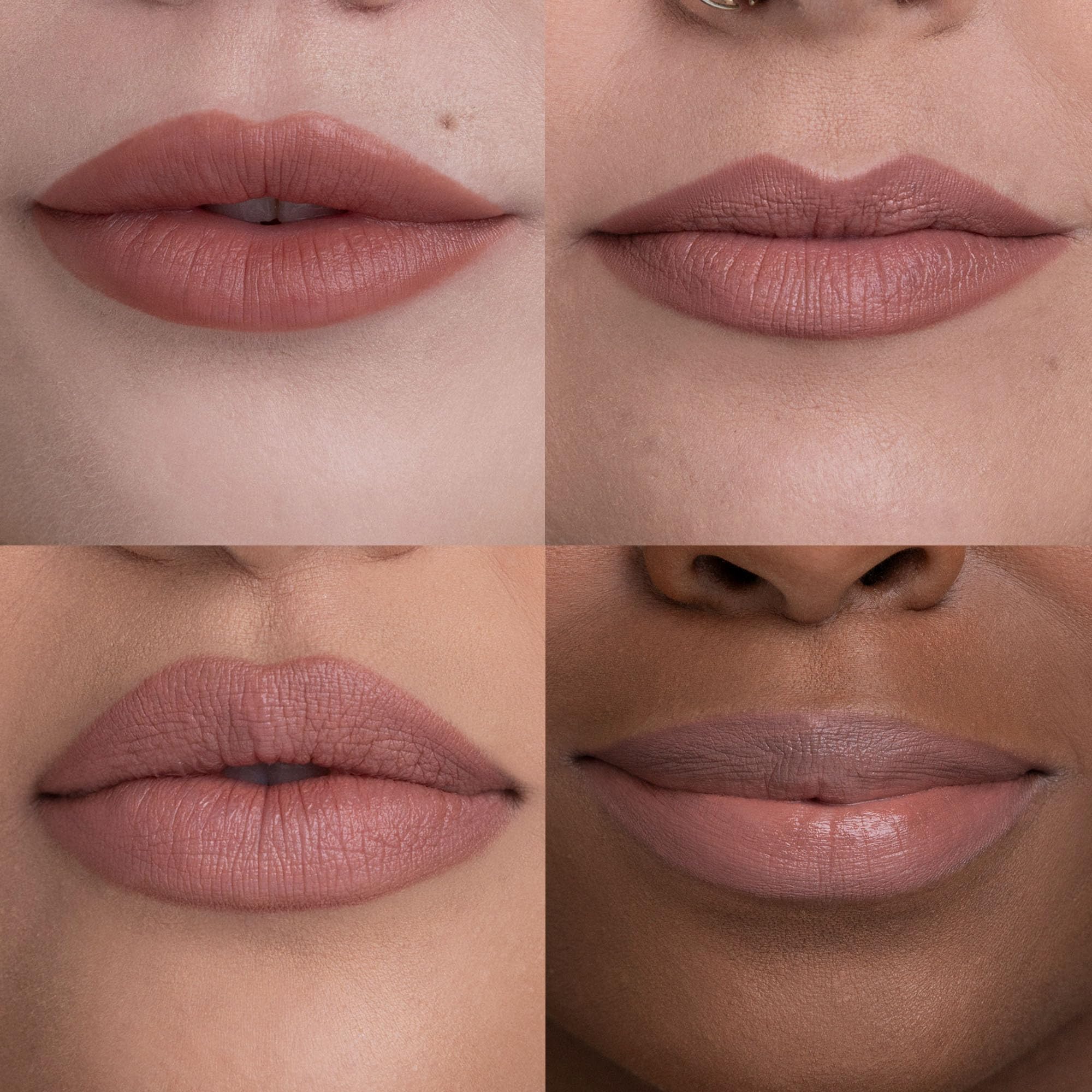 Urban Decay 24/7 Glide-On Lip Pencil Naked2 application on lips with creamy texture