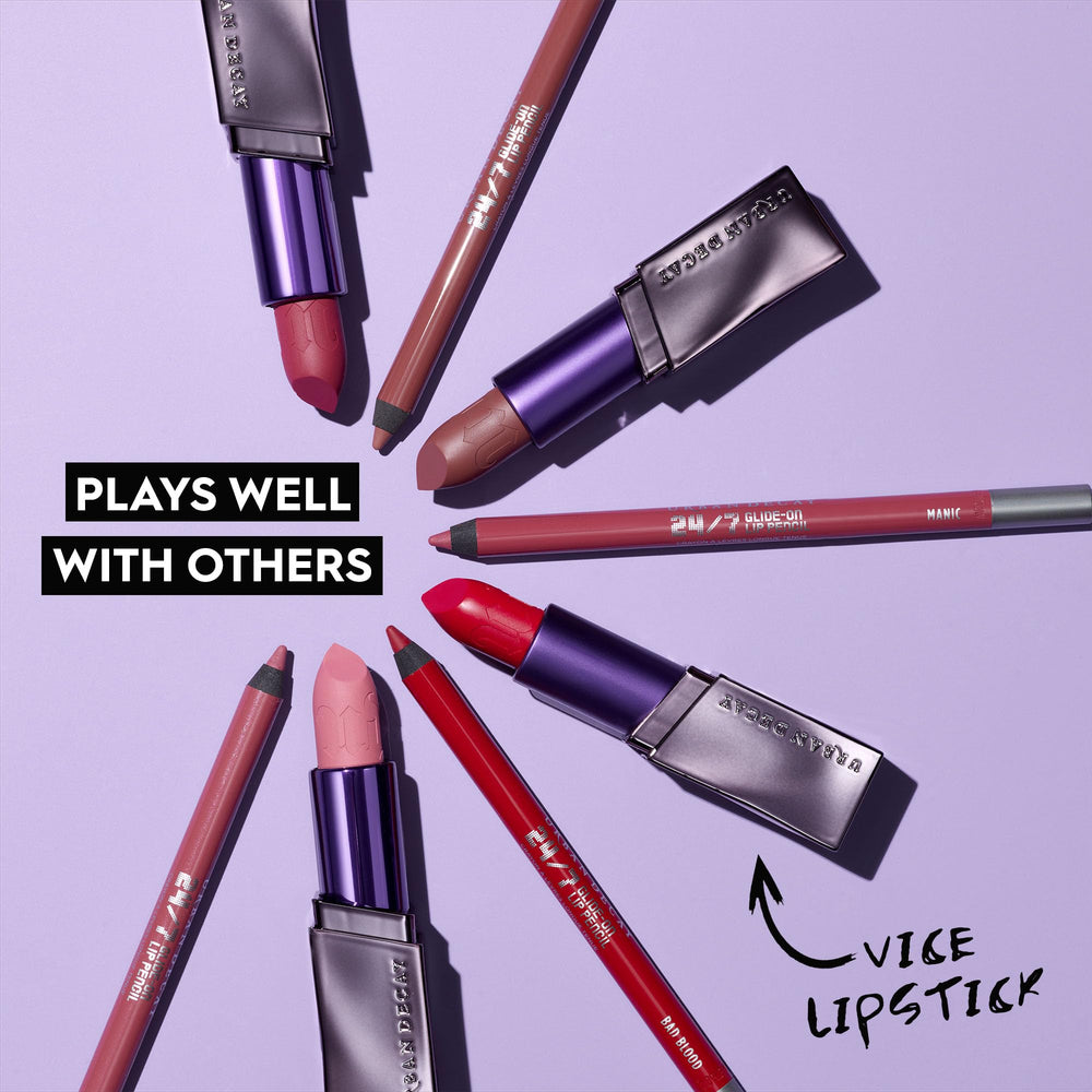 Urban Decay 24/7 Glide-On Lip Pencil Naked2 ozone clear swatch for priming