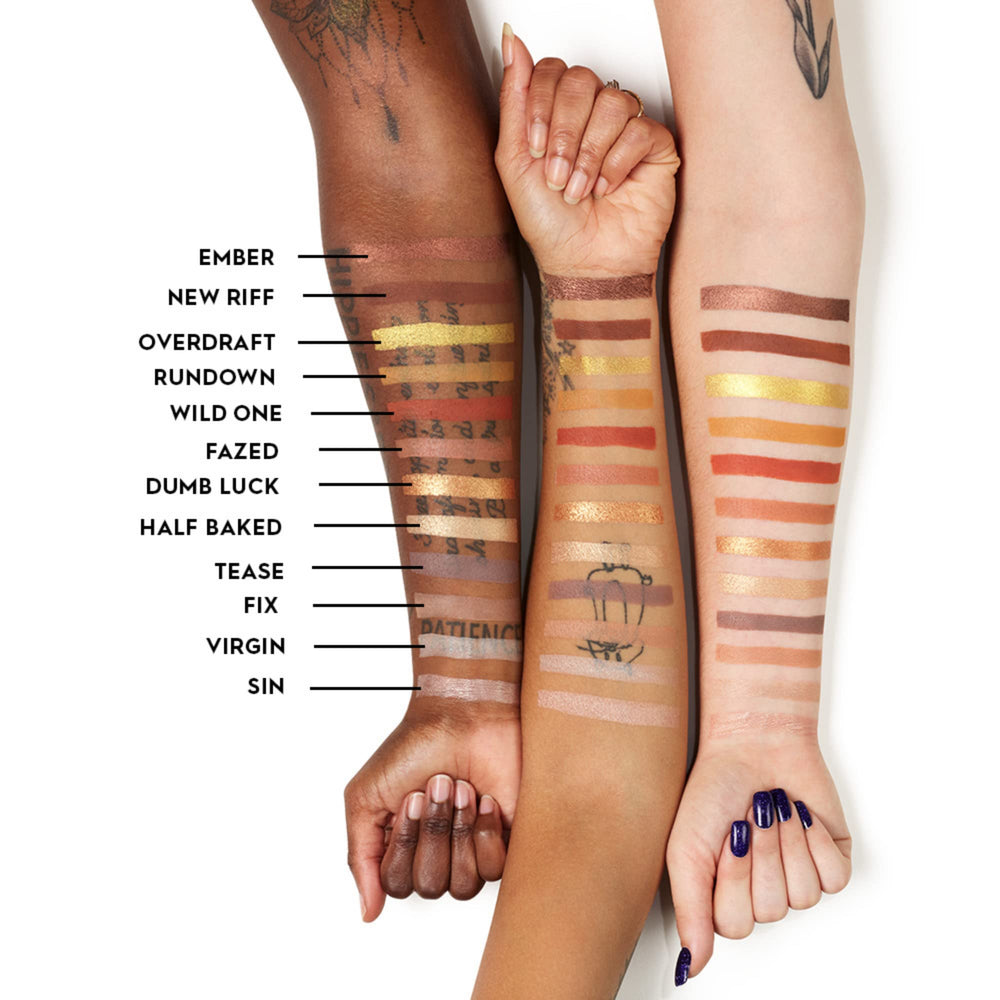 Urban Decay 24/7 Eyeshadow Single brush blending for seamless transition