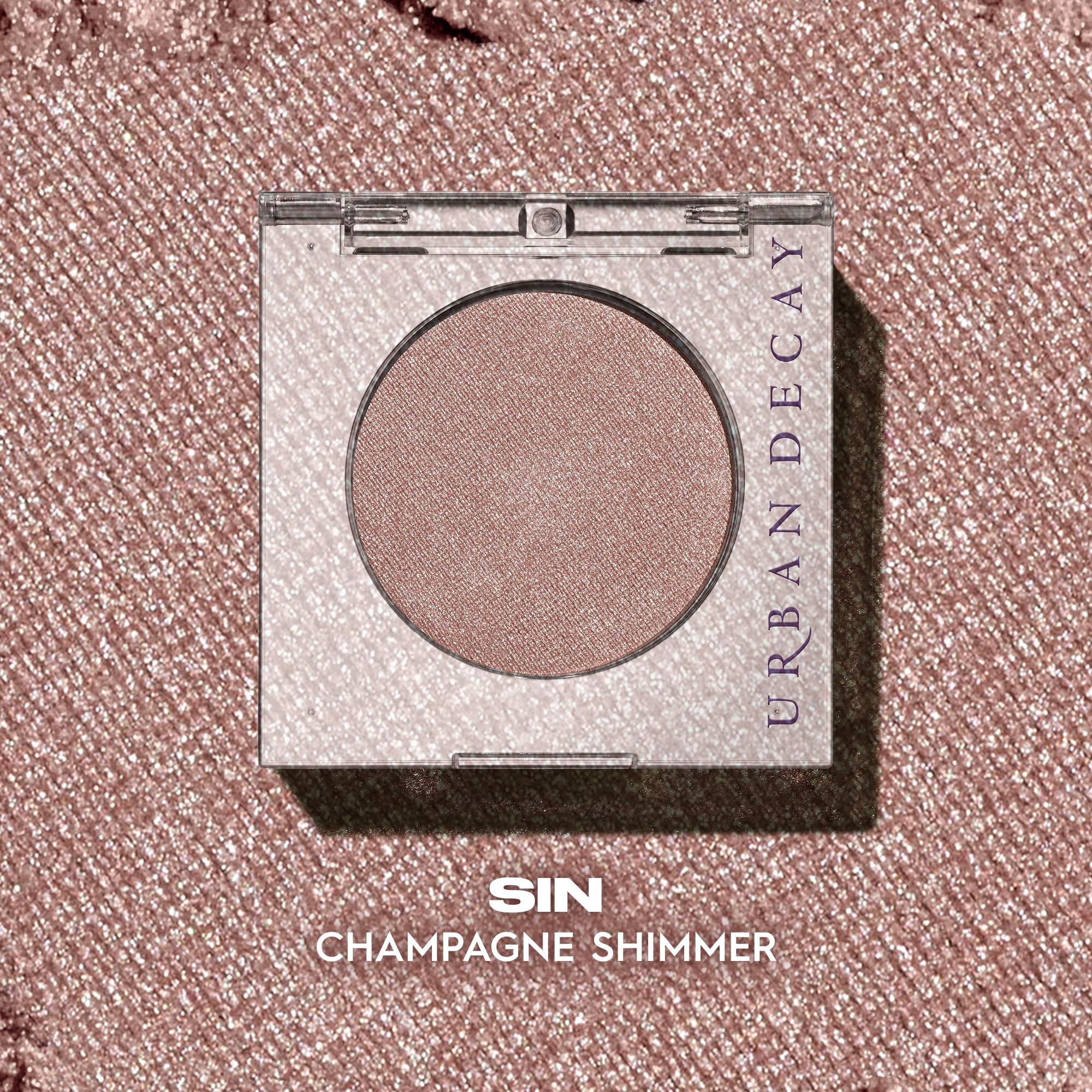 Urban Decay 24/7 Eyeshadow Single Glitter Silver finish swatch