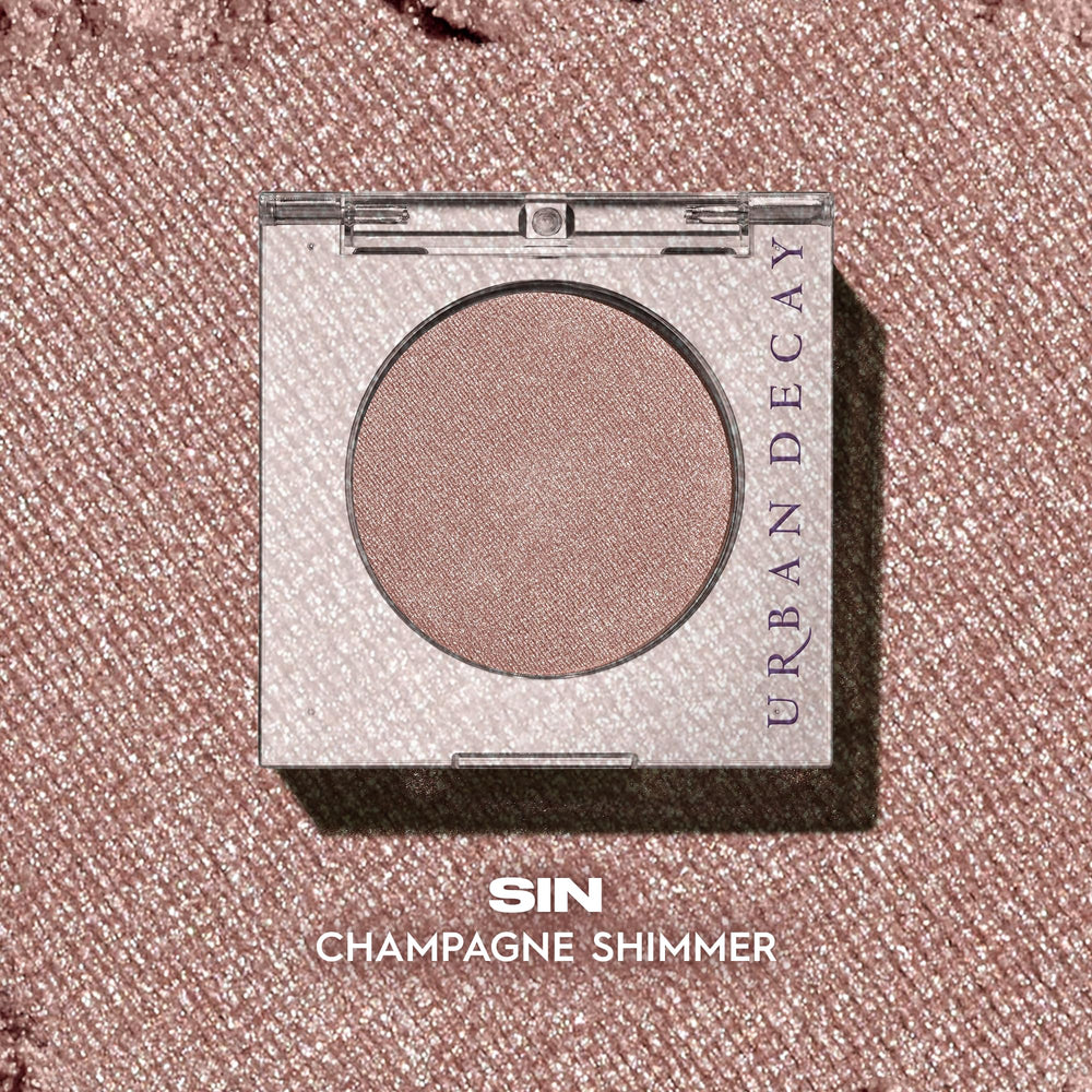 Urban Decay 24/7 Eyeshadow Single Glitter Silver finish swatch