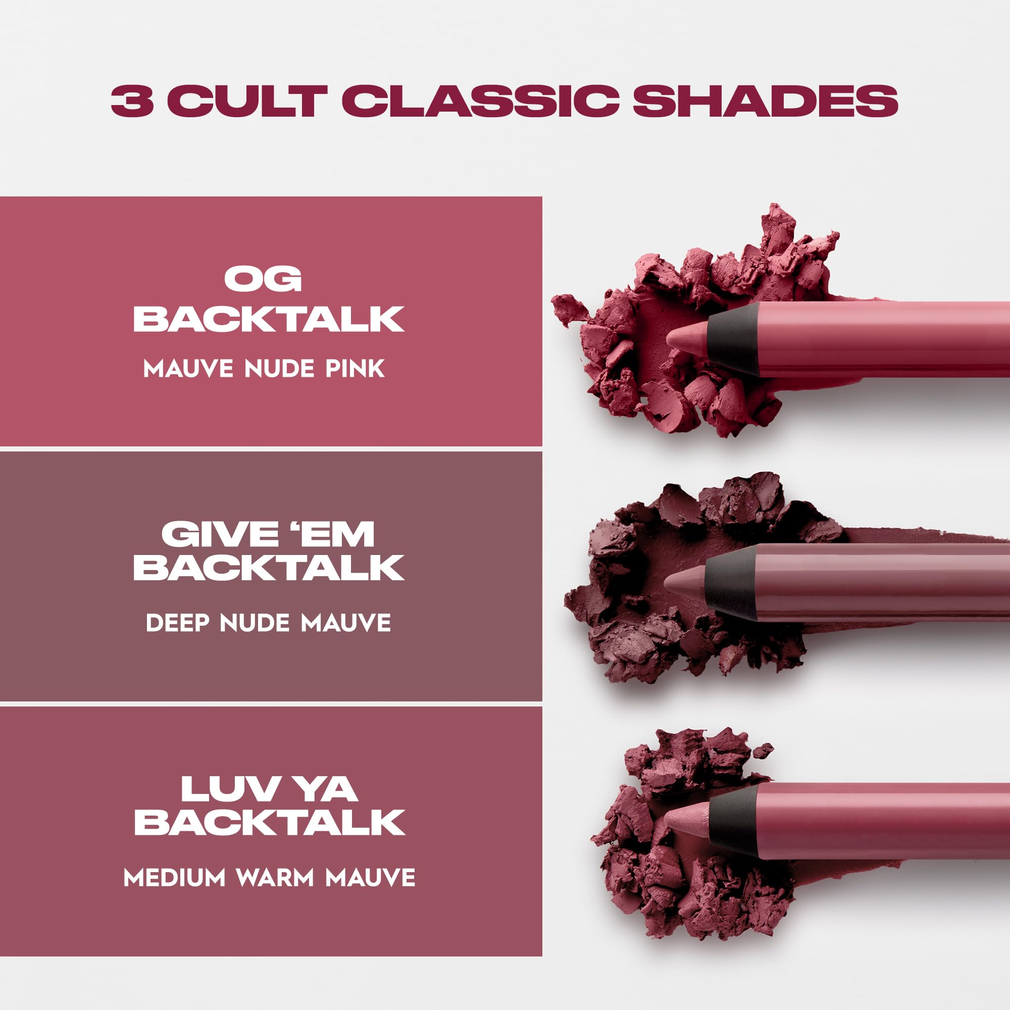 URBAN DECAY 24/7 Lip Pencil Backtalk ombre swatch