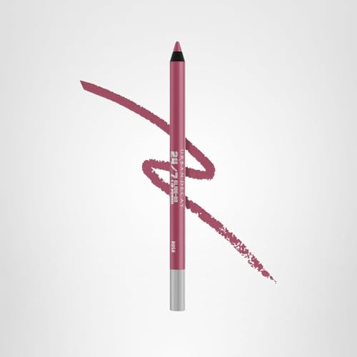 Urban Decay 24/7 Rush swatch versatile use from lip lining to gloss base