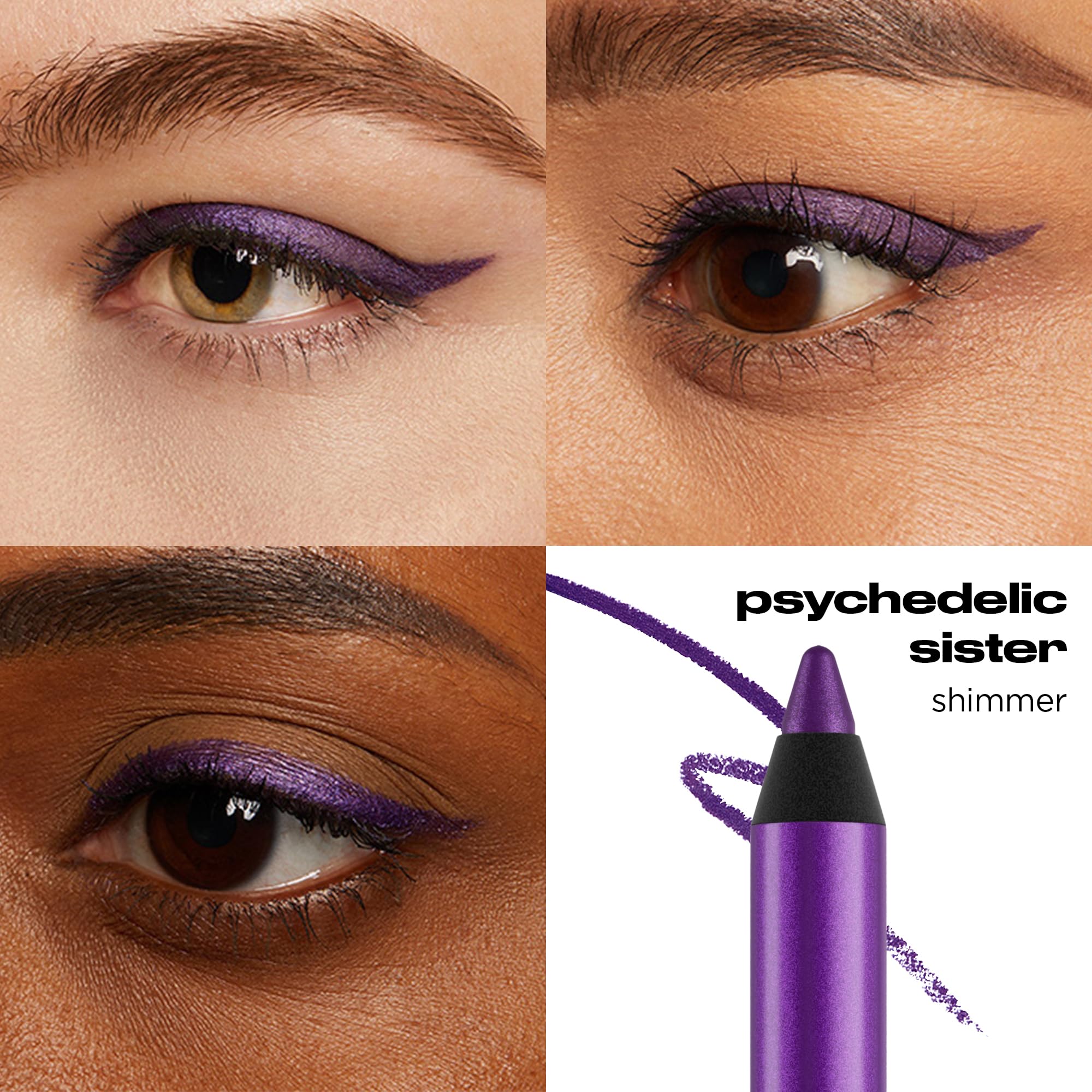 URBAN DECAY 24/7 waterproof eyeliner close-up showing smudge-proof finish