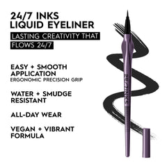 URBAN DECAY 24/7 Inks ultra-sharp tip close-up for fine line work
