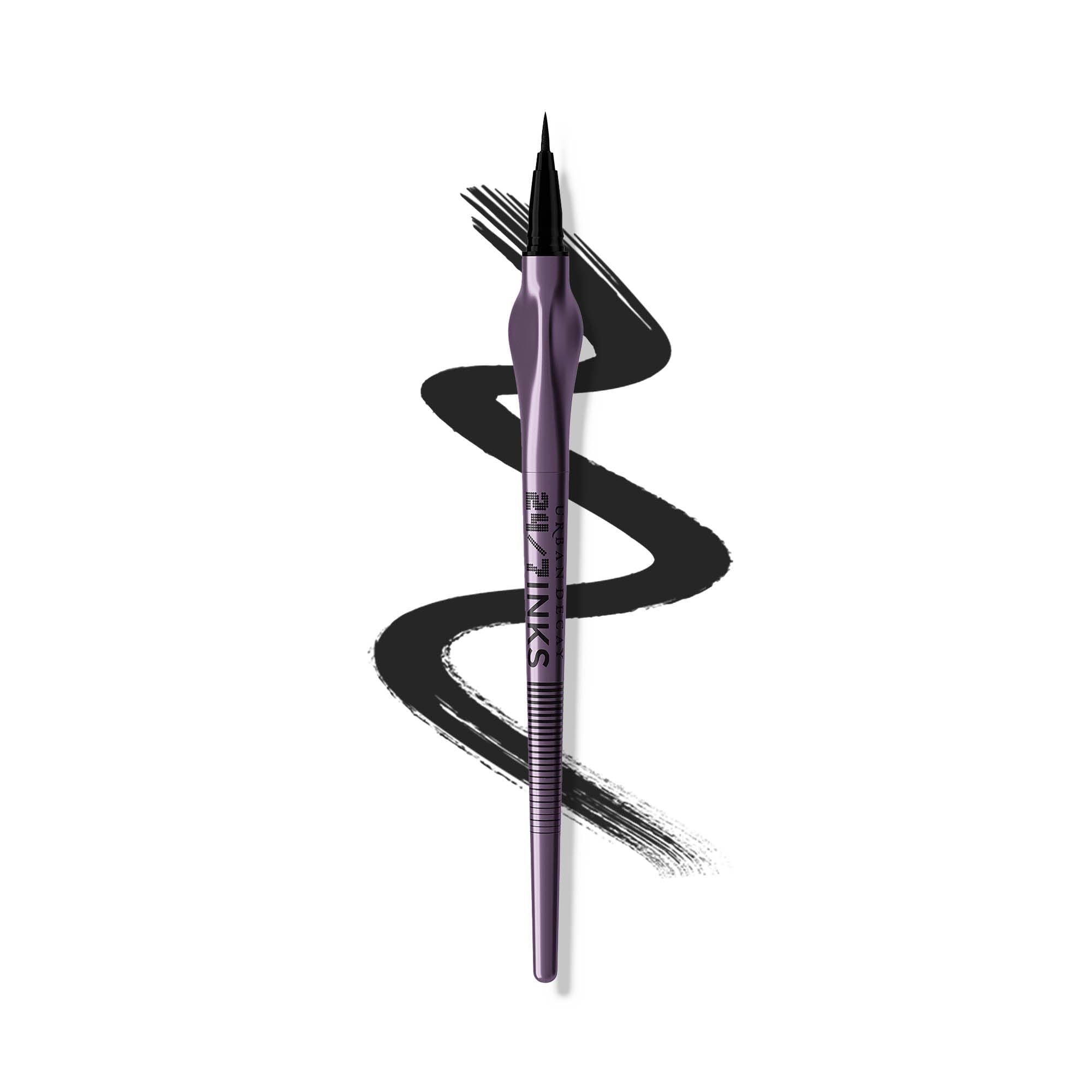 URBAN DECAY 24/7 Inks Zero matte black bottle close-up shows precise color for clean lines