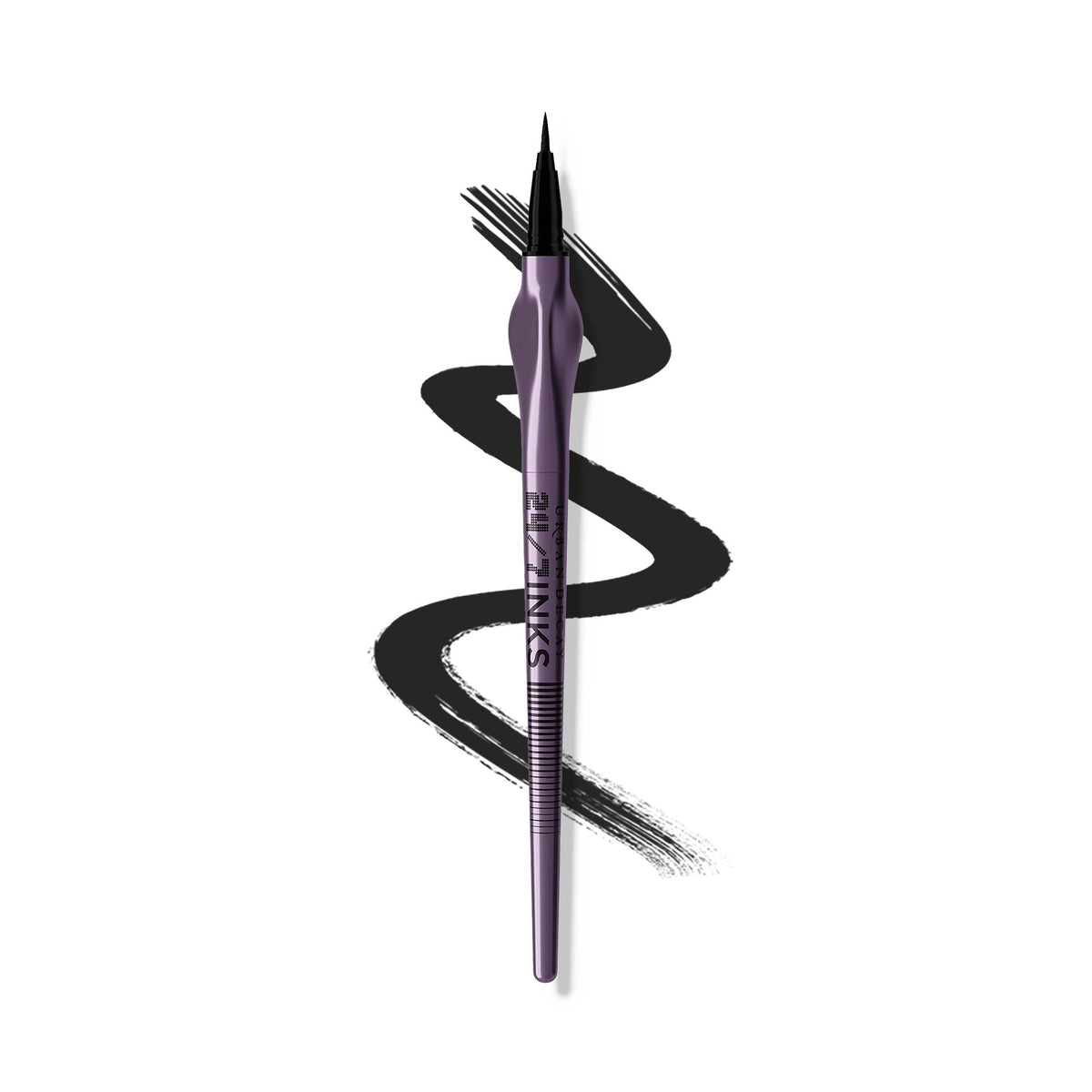 URBAN DECAY 24/7 Inks Zero matte black bottle close-up shows precise color for clean lines
