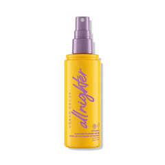 Urban Decay All Nighter bottle pour for controlled dispensing and even makeup setting.