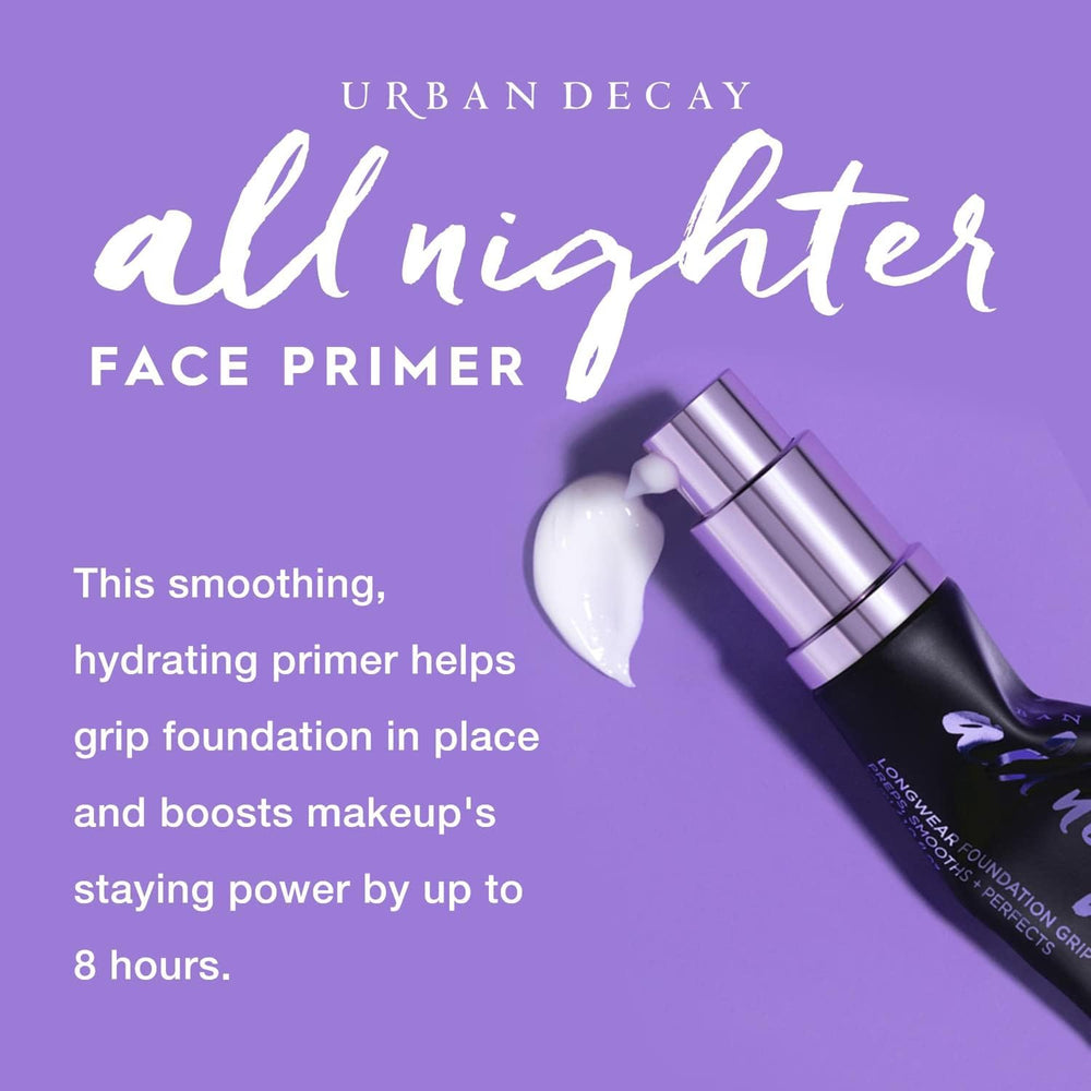 Skin swatch showing smoothing and hydrated prep before foundation.