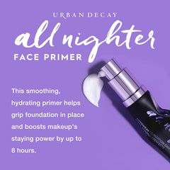 Skin swatch showing smoothing and hydrated prep before foundation.