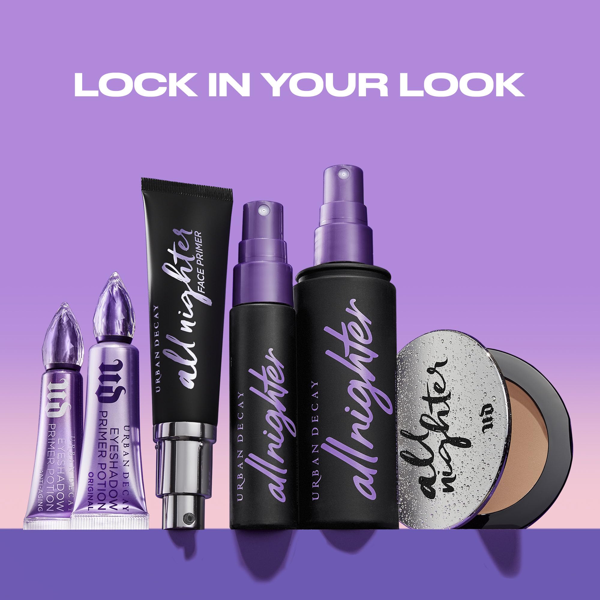 Urban Decay All Nighter setting powder helps oil control all day.