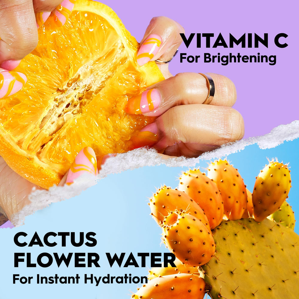 Urban Decay All Nighter vitamin C water highlights hydration for a healthy glow.
