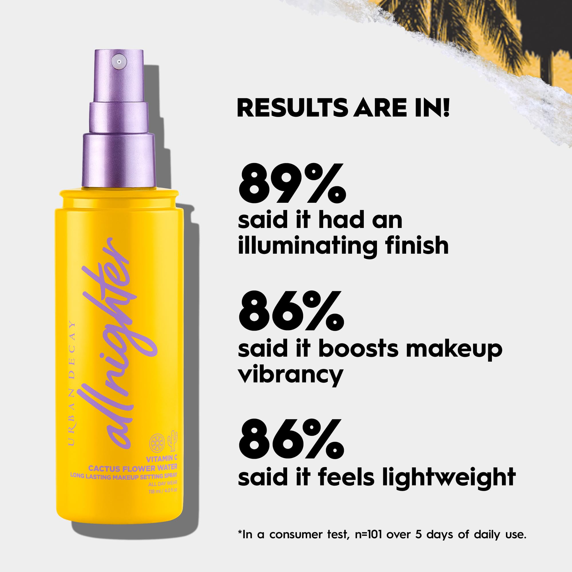 Urban Decay All Nighter waterproof formula endures sweat and humidity with confidence.