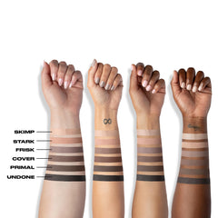 URBAN DECAY Naked2 Basics Skimp swatch, creamy taupe base for subtle lids