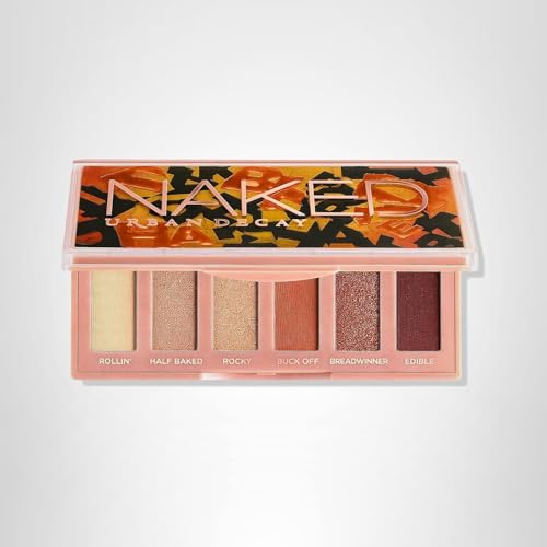 Urban Decay Naked Mini Half Baked packaging close-up ideal for travel and on-the-go beauty.