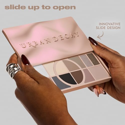 Urban Decay Naked Shaped Palette compact case for portable makeup.