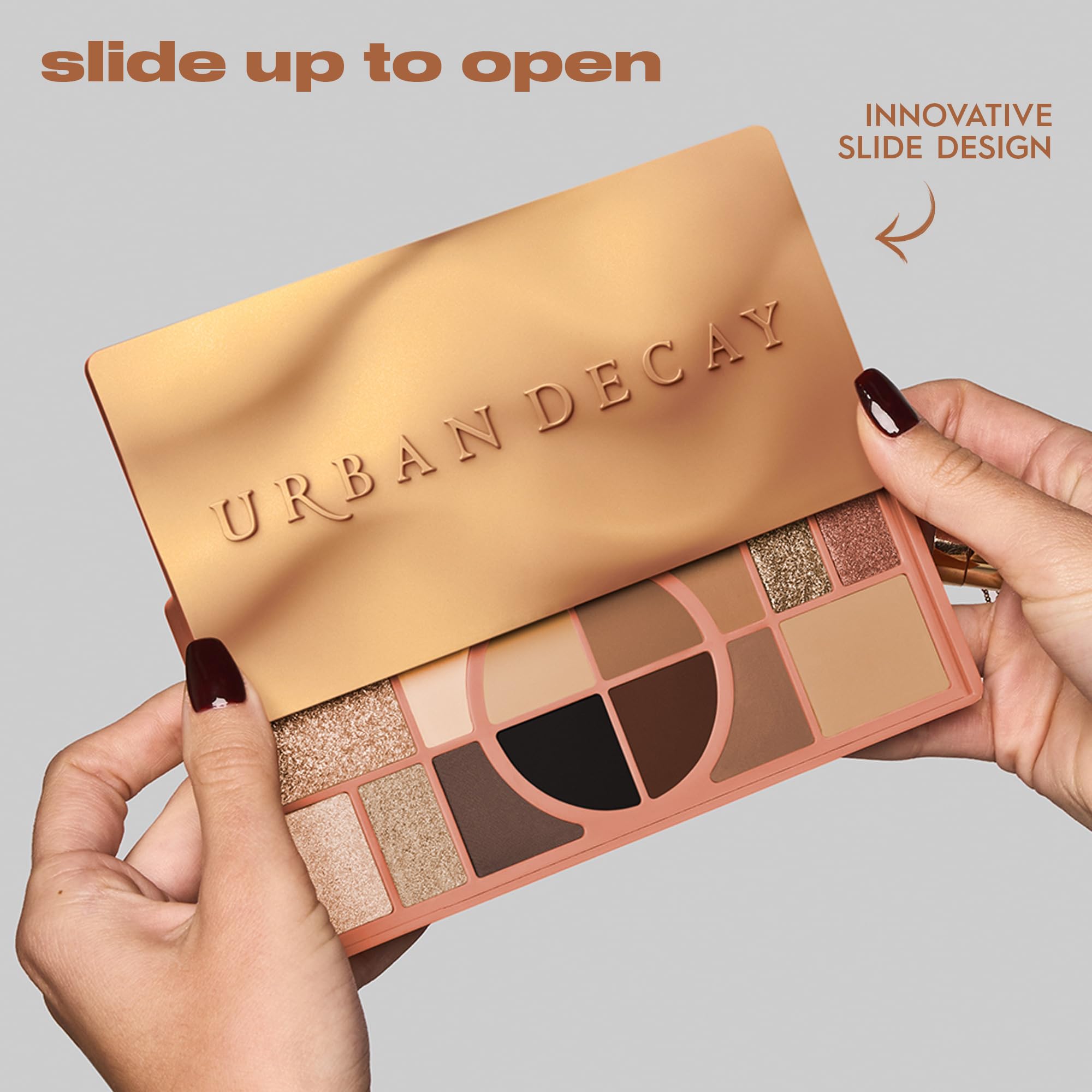 Urban Decay Naked Shaped Palette close-up swatches for quick complexion sculpting