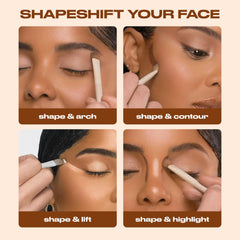 Urban Decay Naked Shaped Palette cream shades provide smooth base application