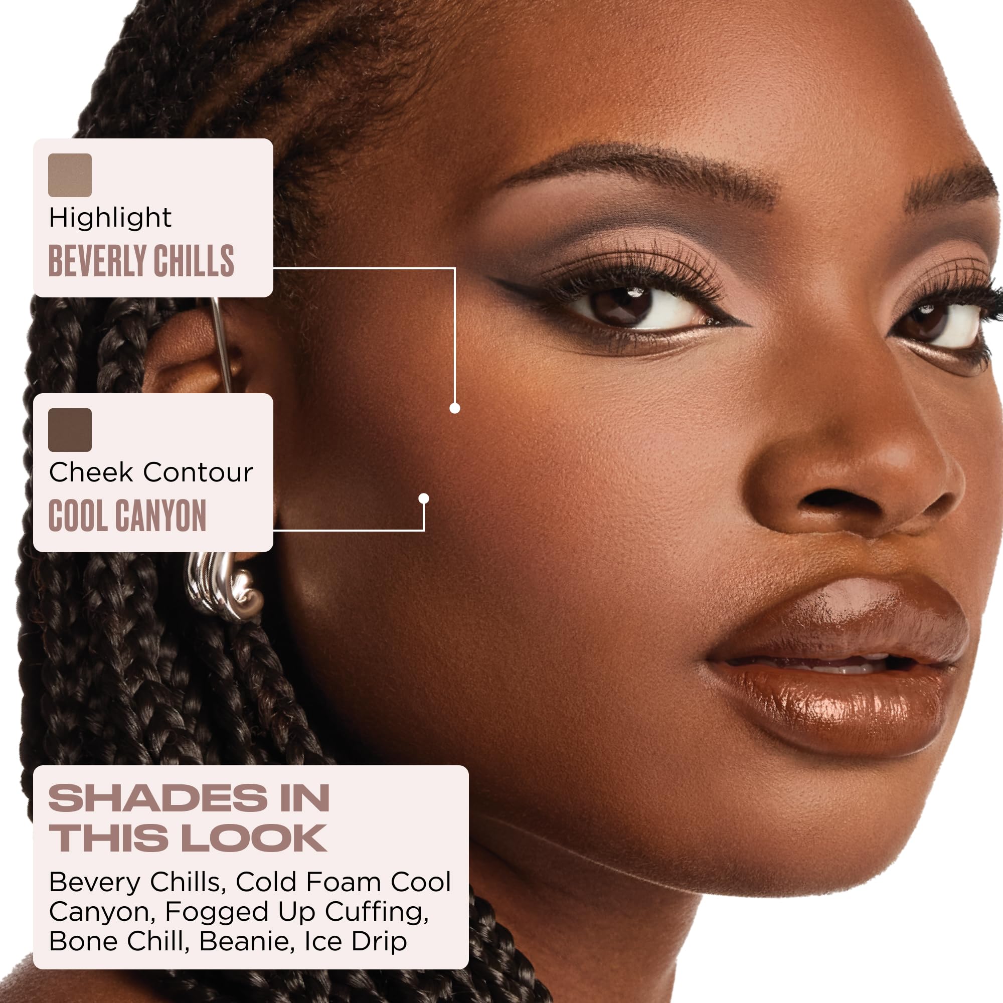 Urban Decay Naked Shaped Palette face contour shades for sculpted dimension.