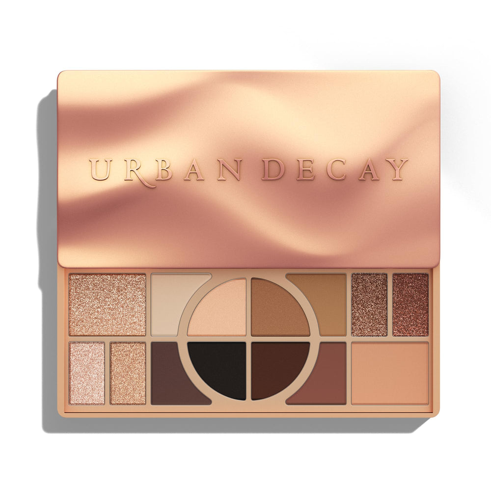 Urban Decay Naked Shaped Palette front view for all-in-one warm-toned looks