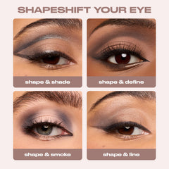 Urban Decay Naked Shaped Palette matte crease shades for precise definition.