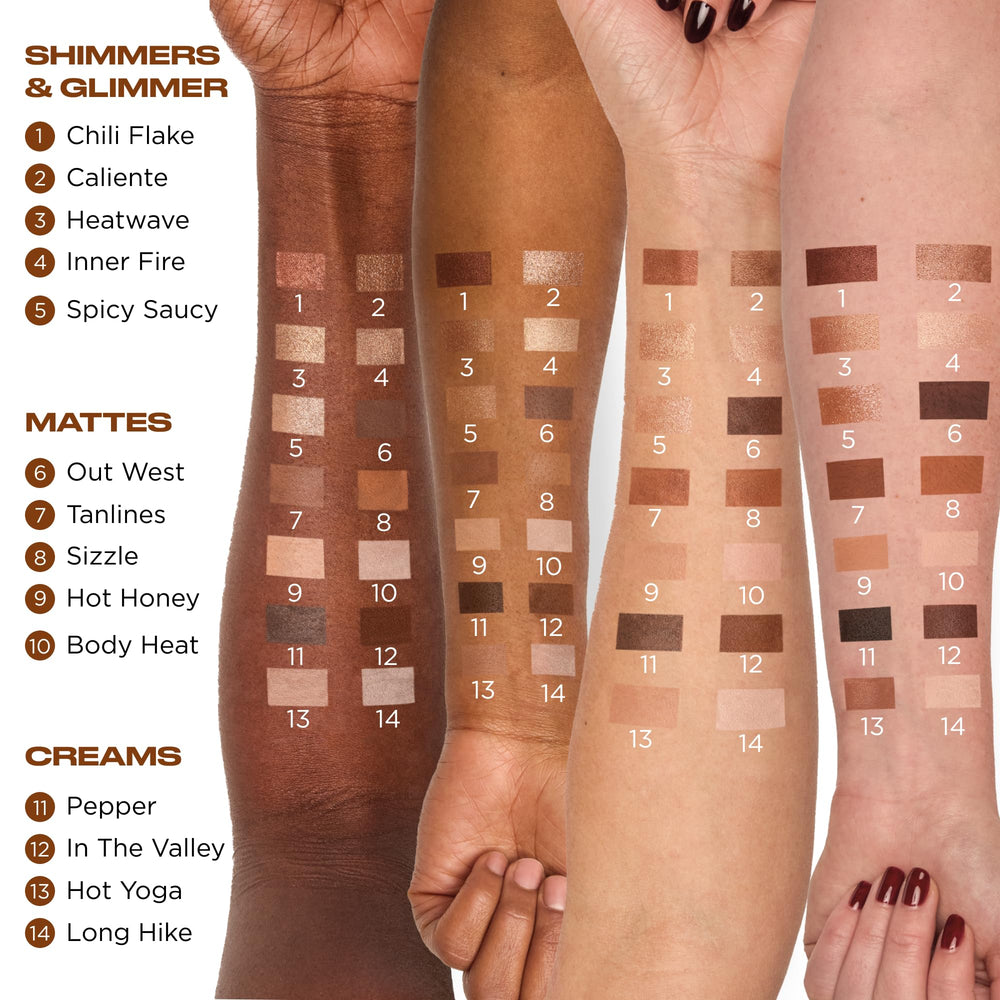 Urban Decay Naked Shaped Palette shimmering shades add light-reflecting glow