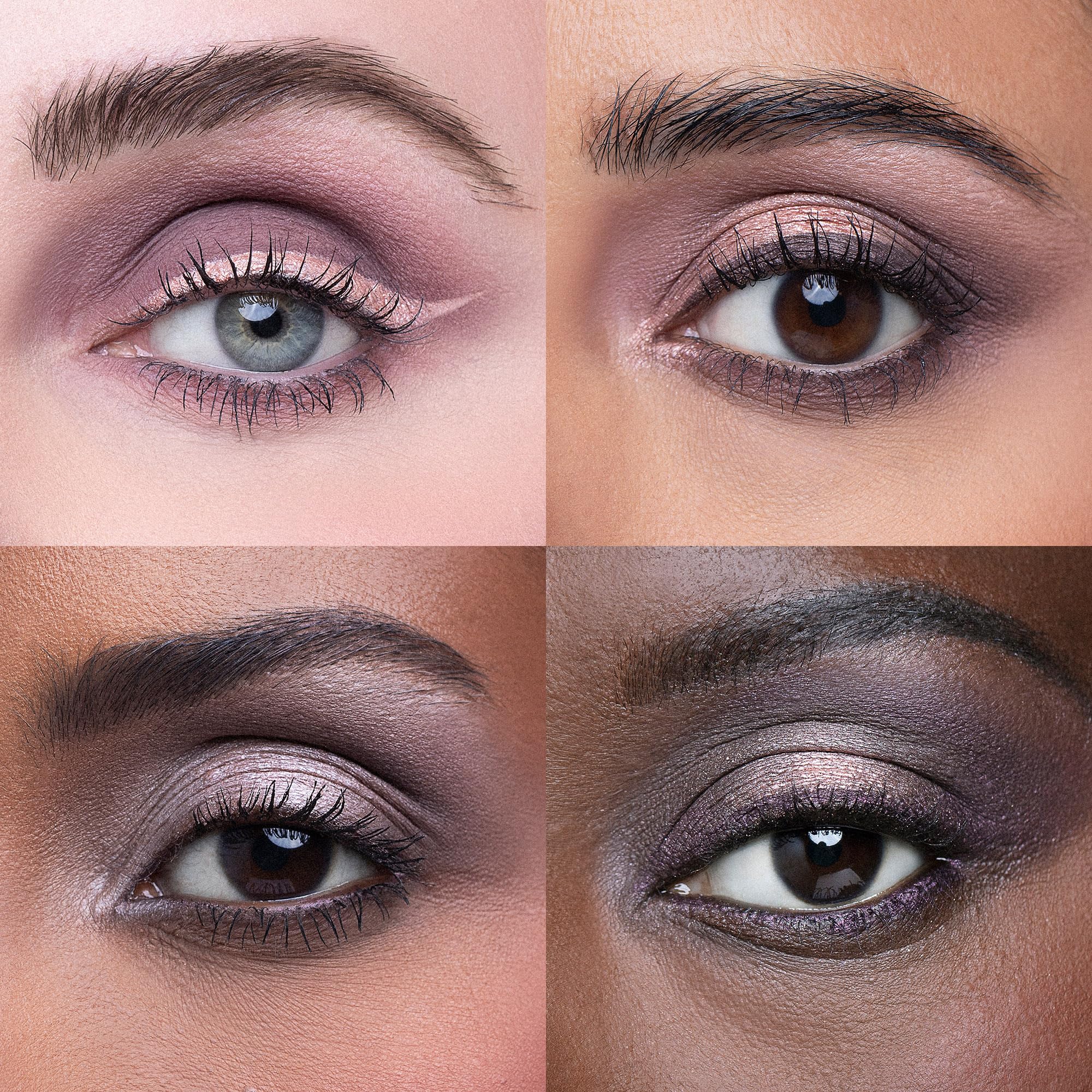 Urban Decay Naked3 Mini rosy neutrals swatches show rich color payoff.