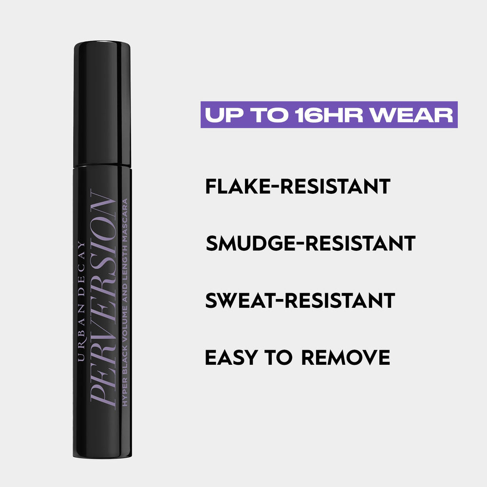 Urban Decay Perversion Mascara fórmula vegana, libre de crueldad.